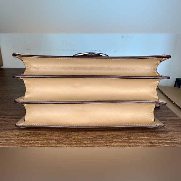 Coach 1941 Riley Top Handle 22 In Signature Canvas in Sand Taupe - Picture 6 of 12